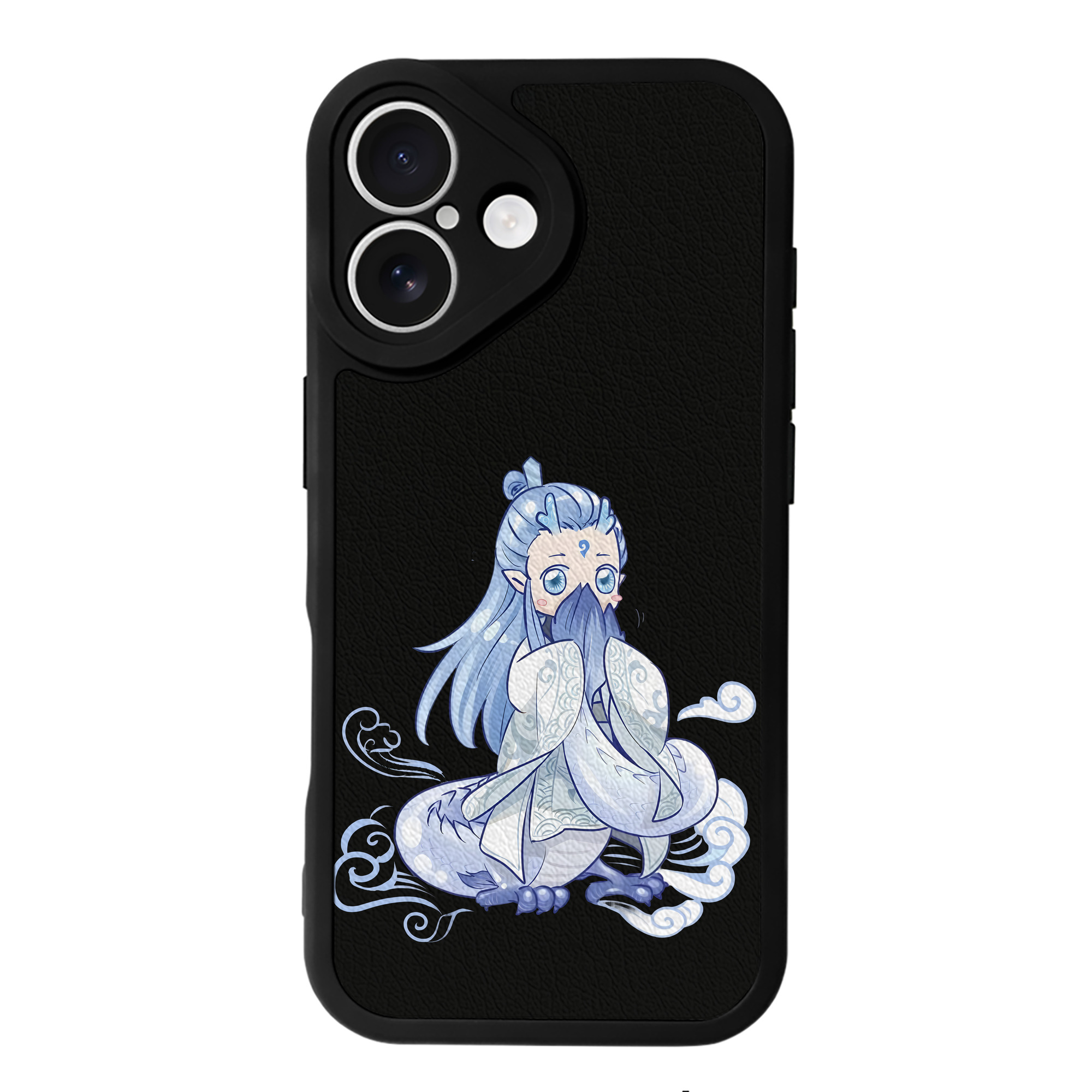 （画像用） Ne Zha 2 ナタ 魔童の大暴れ 【iPhone 16シリーズ対応】シリコンスマホケース（レザー調） 材質：シリコン